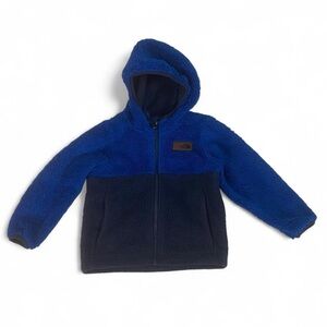 The North Face Toddler Campshire Full Zip Sherpa Fleece Hoodie Blue 3T Gorpcore
